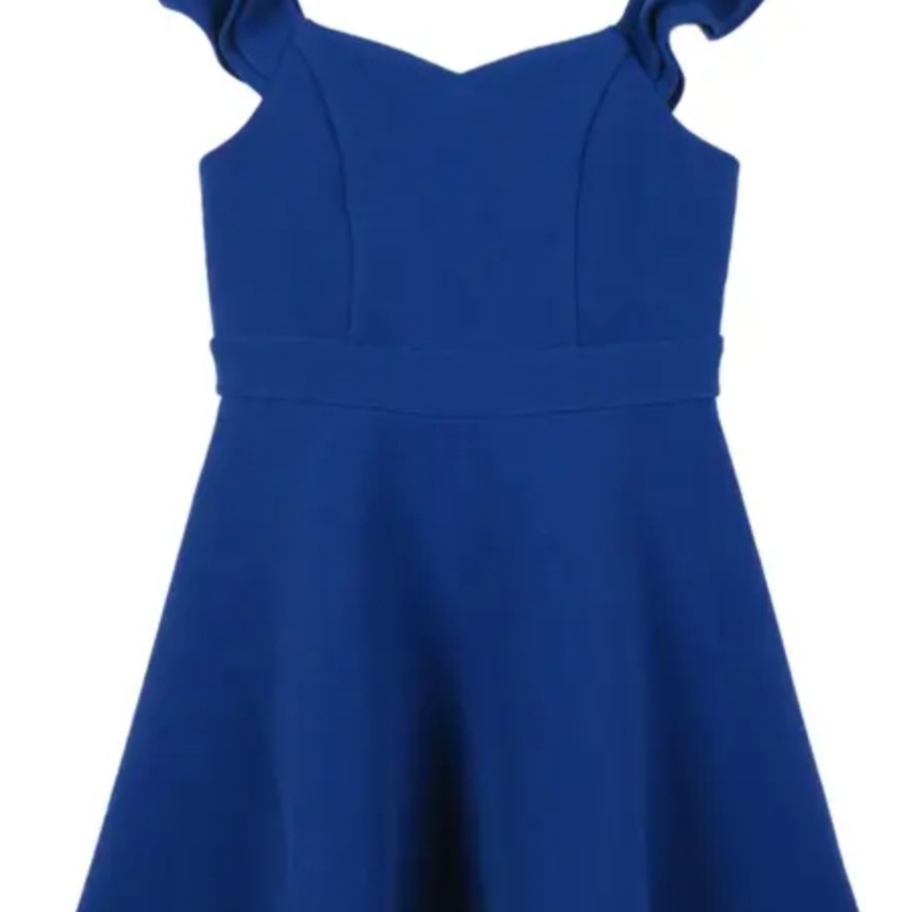 Zunie  Kids' Ruffle Skater Party Dress